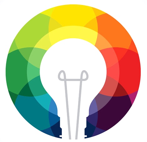 Image représentant une idée (ampoule colorée)